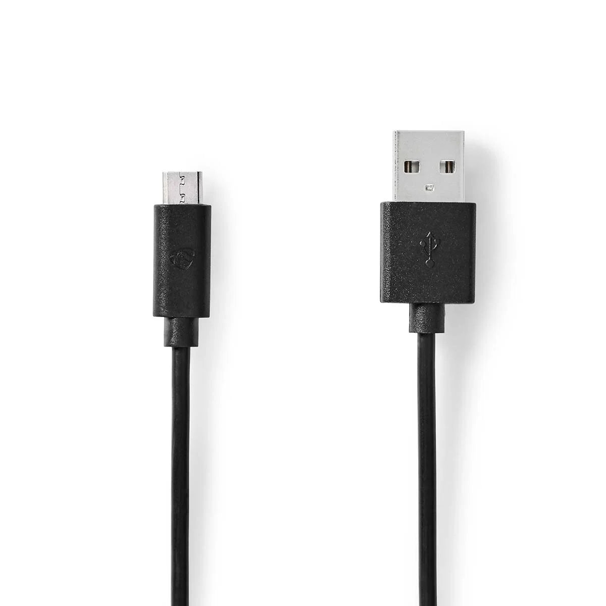 50 cm Nedis USB 2.0-kabel – USB-A naar Micro-USB – zwart