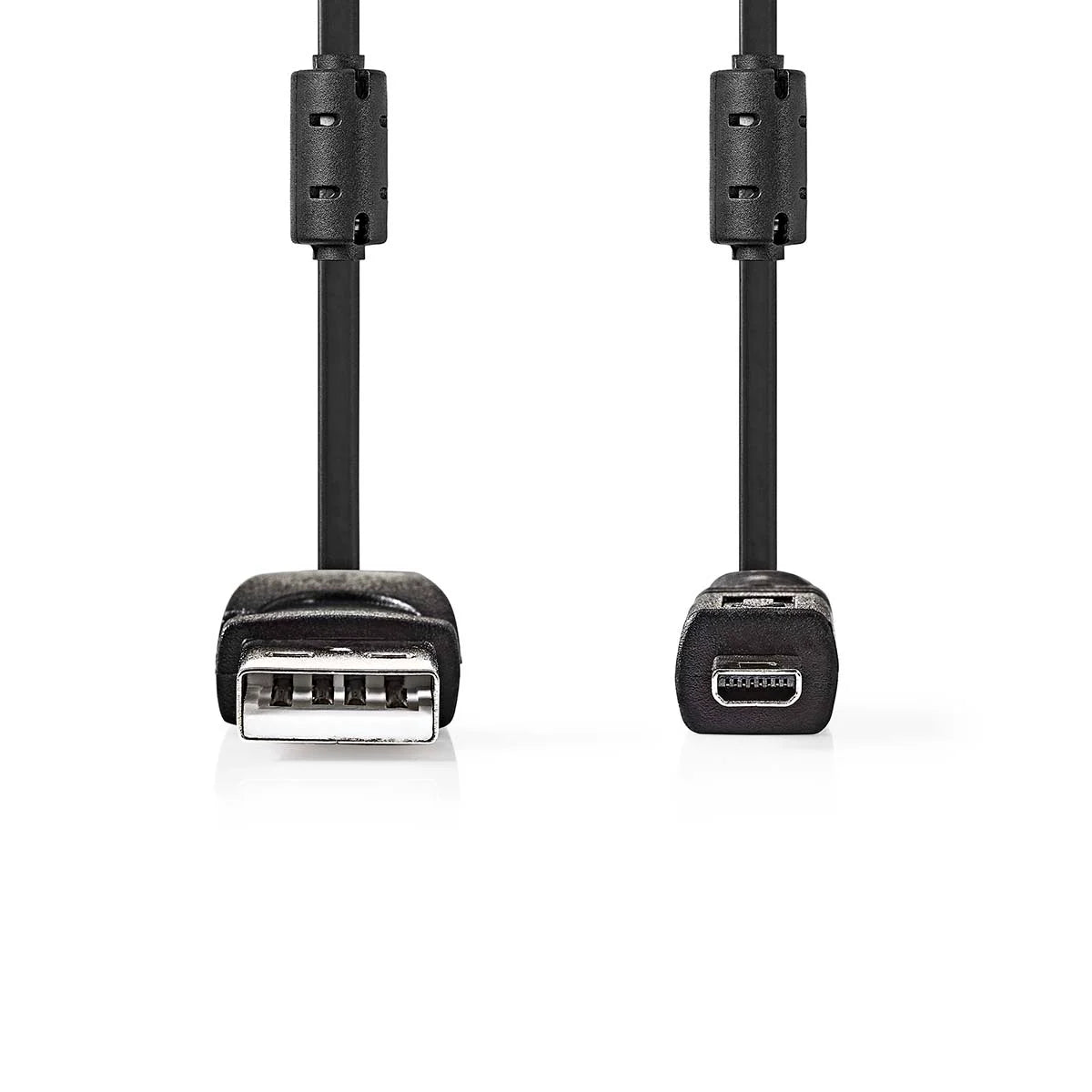 2 meter Nedis USB 2.0-kabel USB-A naar US-E6 8-pins – zwart
