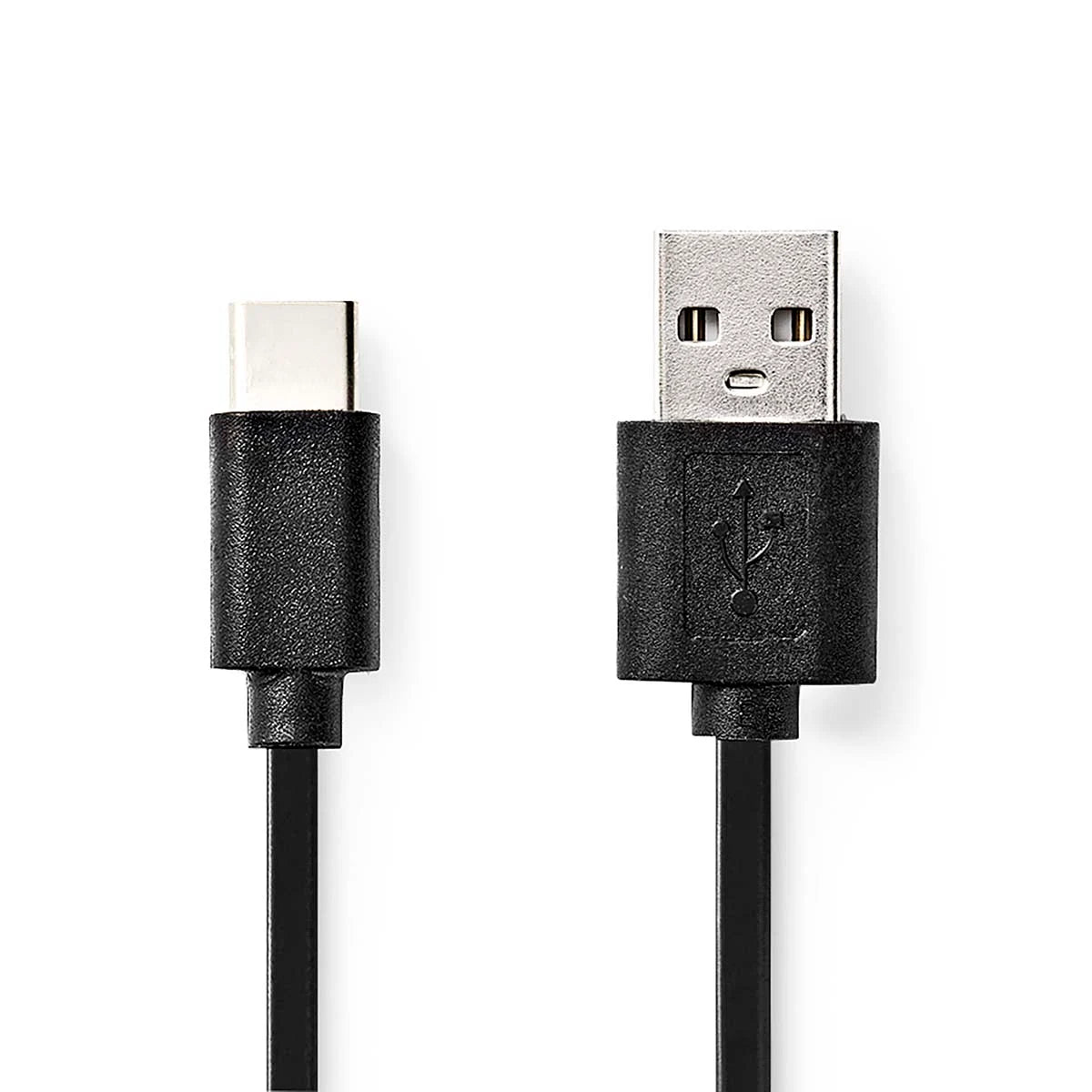 3 meter Nedis USB 2.0-kabel – USB-A naar USB-C – 15 W – zwart