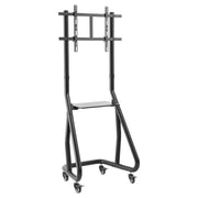 InLine verrijdbare TV vloerstandaard met plateau – 37 tot 80 inch – 80 kg – Zwart