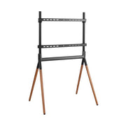 InLine woodstand Studio TV vloerstandaard – 49 tot 70 inch – Walnoot/Zwart