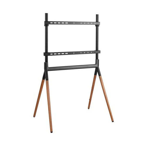 InLine woodstand Studio TV vloerstandaard – 49 tot 70 inch – Walnoot/Zwart