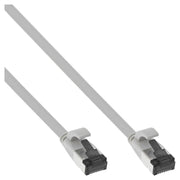 1 meter Cat.8.1 Platte Netwerkkabel U/FTP – 40 Gb/s – Koperen Aders – Grijs