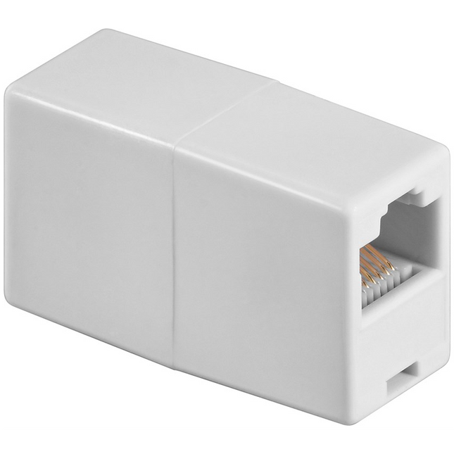 Cat 5e RJ45 koppelstuk - Niet afgeschermd - Wit