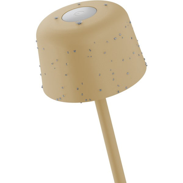 Draadloze LED-Tafellamp – 25 cm – Warm Wit – 3 Helderheidsstanden – Beige