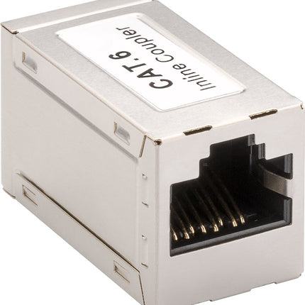 Cat 6 RJ45 koppelstuk - Afgeschermd - Metaal