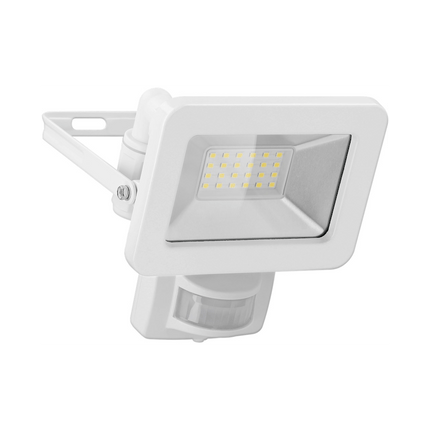 20 watt led schijnwerper met sensor - 4000K (daglicht) - Wit