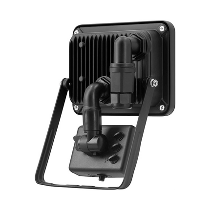 20 watt led schijnwerper met sensor - 4000K (daglicht) - Zwart