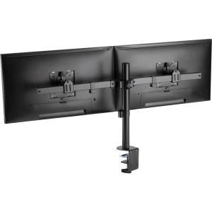 InLine verstelbare dubbele monitorbeugel – 17 tot 32 inch – 2x 9 kg – Zwart