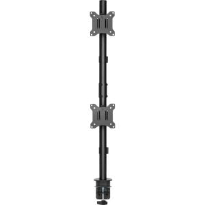 InLine dubbele monitorhouder voor bureau – Verticaal – 17 tot 32 inch – Zwart