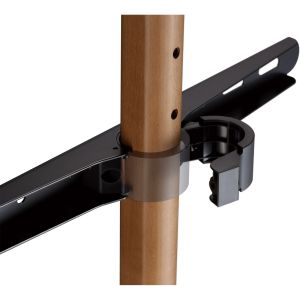 InLine houten TV vloerstandaard met driepoot – 45 tot 65 inch – Walnoot
