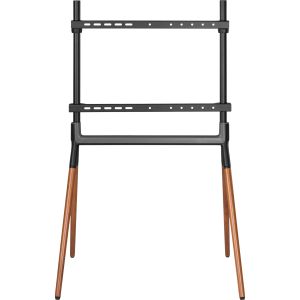 InLine woodstand Studio TV vloerstandaard – 49 tot 70 inch – Walnoot/Zwart