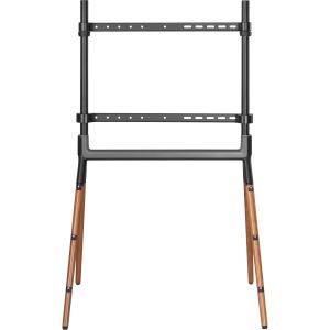 InLine woodstand Studio TV vloerstandaard – 49 tot 70 inch – Walnoot/Zwart