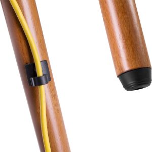 InLine woodstand Studio TV vloerstandaard – 49 tot 70 inch – Walnoot/Zwart