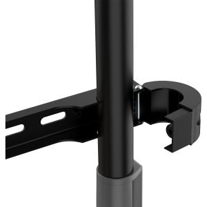 InLine woodstand Studio TV vloerstandaard – 49 tot 70 inch – Walnoot/Zwart