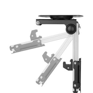 InLine opklapbare monitorbeugel voor kastmontage – 13 tot 27 inch – 20 kg – Zwart