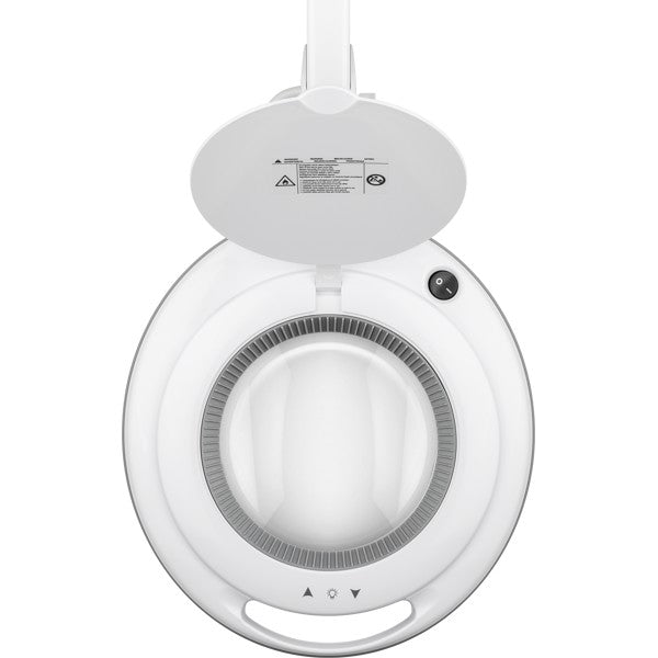 LED-Loeplamp met Klem – Dimbaar – 9 W – Kristalglas – 1,75x Vergroting – Wit