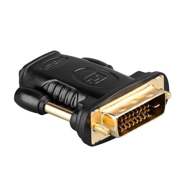 Goobay HDMI-2.0 naar male DVI-D Dual-Link adapter, gold-plated - 4K/60 Hz