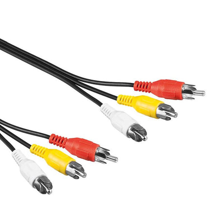 Goobay - Tulp composiet audio/videokabel - RCA male naar RCA male - Cinch kabel - 2 meter
