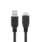 USB kabel USB A naar micro USB 3.0 - 50 cm - Zwart