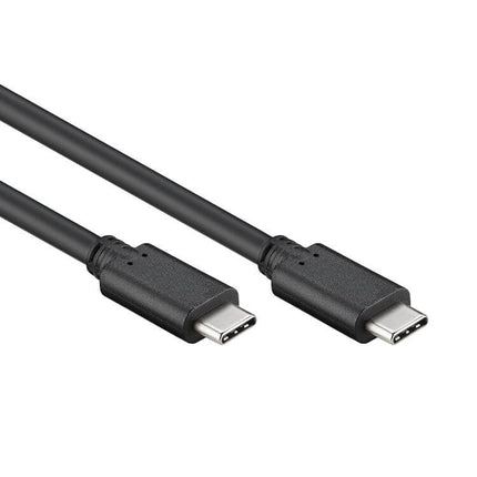 Goobay USB-C naar USB-C kabel - USB 3.0 - 3 meter - PD 60 watt - Zwart