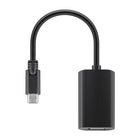 USB-C naar Displayport adapter - Met DP Alt Mode (4K 60 HZ)  -  10 cm - Zwart - Verguld