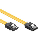 70 cm SATA Datakabel - Type 3/SATA 600 - 6Gbit/s - Geel