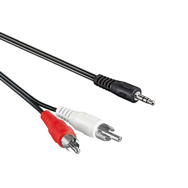 3.5 mm jack naar Tulp stereo audiokabel - 10 meter - RCA naar 3.5 mm jack