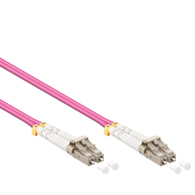 Goobay glasvezel 50/125µm - LC-LC - 10 meter - Multimode OM4 - LSZH