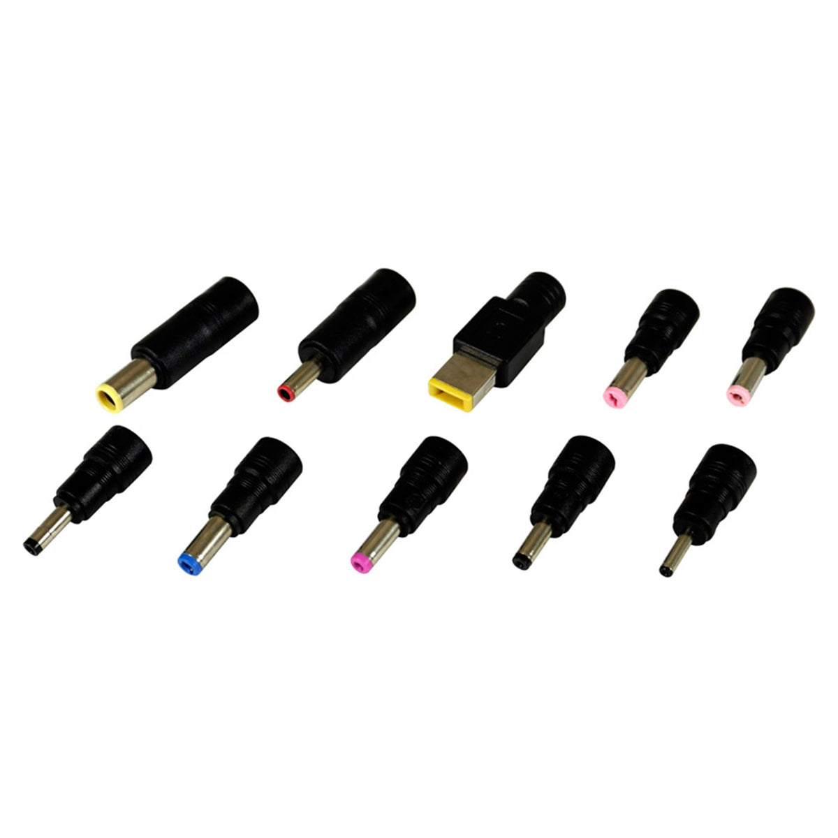 LC-Power universele notebookadapter 45 W – 18,5 tot 20 V – 10 adapters - Zwart