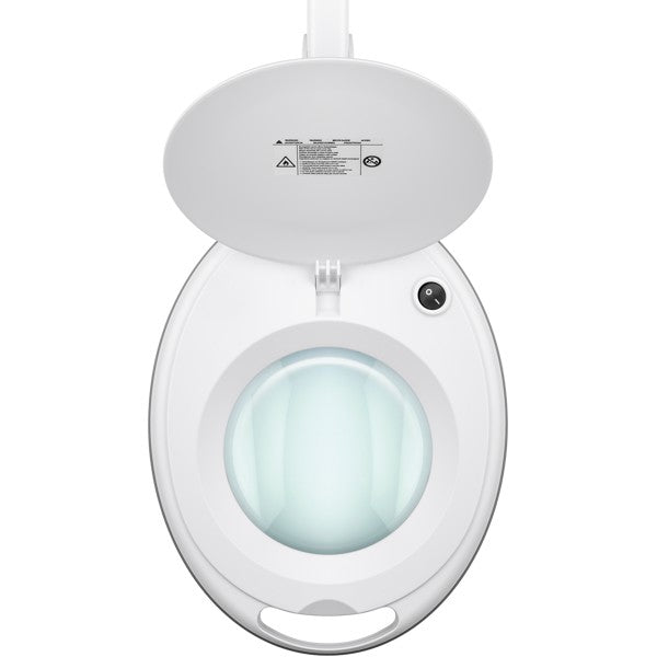 LED-Loeplamp met Tafelklem – 8 W – 1,75x Vergroting – Wit