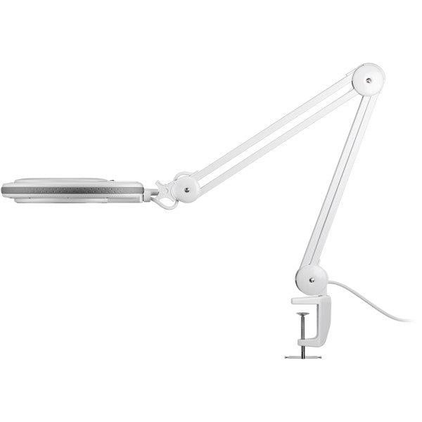 LED-Loeplamp met Tafelklem – 8 W – 1,75x Vergroting – Wit