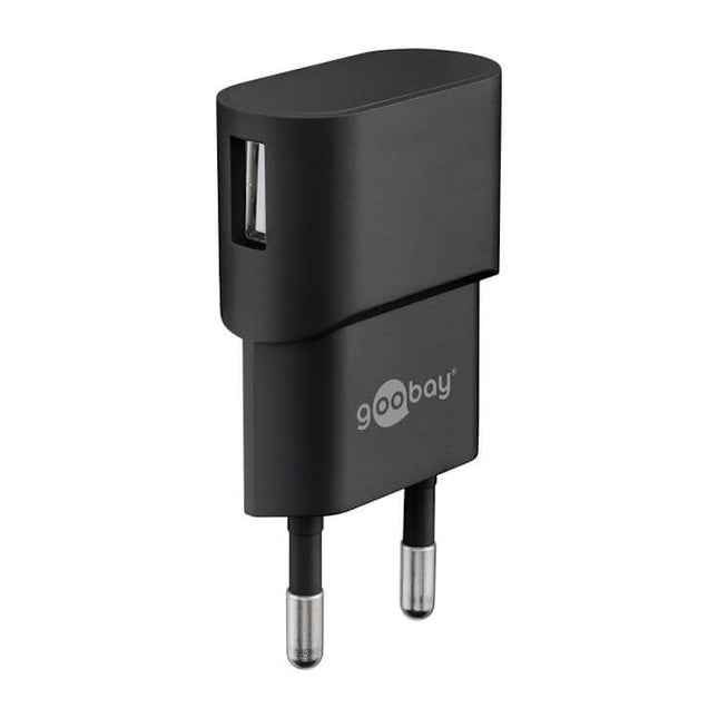 Goobay USB lader zwart - 1 x USB - 5 watt