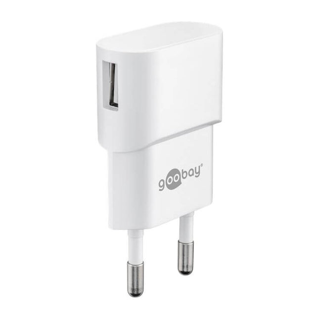 Goobay USB lader wit - 1 x USB - 5 watt