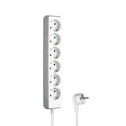 5 meter Stekkerdoos met 6 contacten – wit