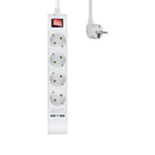 230 volt 4-voudig verdeeldoos- wit