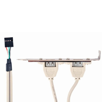 USB 2.0 interne module met bracket - 2 USB poorten