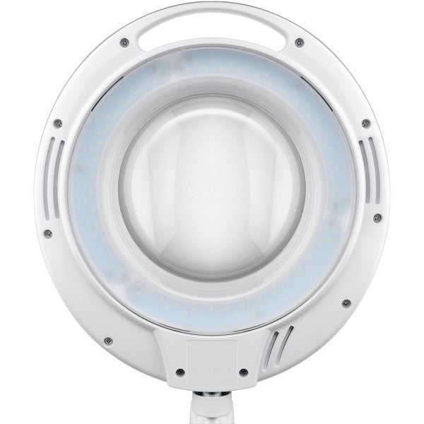 LED-Loeplamp met Klem – Dimbaar – 9 W – Kristalglas – 1,75x Vergroting – Wit