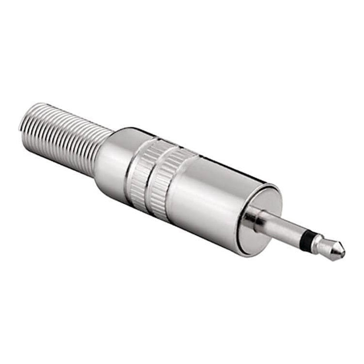 3.5mm-SDL-mono 3.5mm male jack soldeerconnector - Mono - Metaal