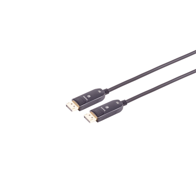 Displayport via glasvezel (AOC) - Displayport 2.0 - 8K 60 Hz - 10 meter - S-conn