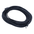 Verlengkabel met DC (m) connector - 12V / 2A - 20 meter - Zwart