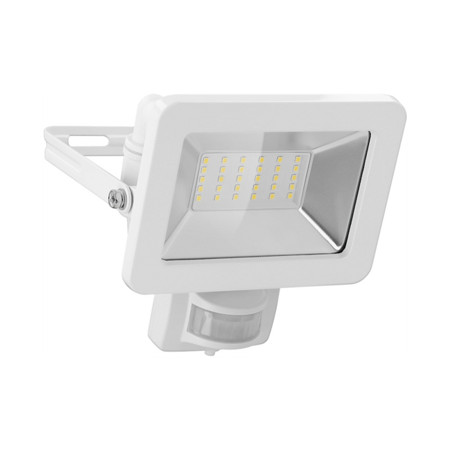 30 watt led schijnwerper met sensor - 4000K (daglicht) - Wit