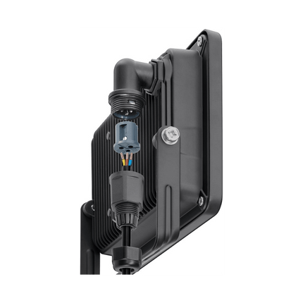 30 watt led schijnwerper met sensor - 4000K (daglicht) - Zwart
