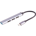USB 3.0 hub - USB C naar 1 x USB 3.0 & 3 x USB 2.0