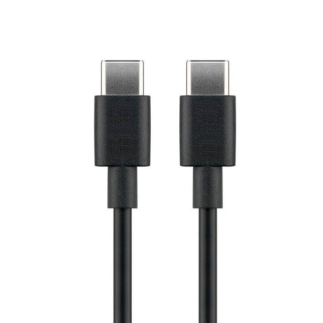USB-C naar USB-C kabel - USB 2.0 - Tot 60 Watt - 2 meter - Zwart