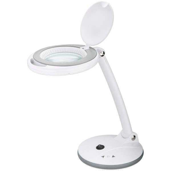 LED-Loeplamp met Tafelvoet – Dimbaar – 6 W – 1,75x Vergroting – Wit
