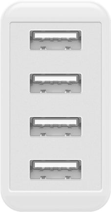 Goobay 30 Watt lader - 4 x USB A - Wit