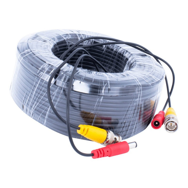 40 meter camerabewaking kabel (BNC + voeding)