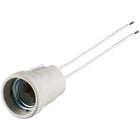 15 cm - E27-lampfitting met dubbele kabel, keramisch – 100 W / 250 V AC