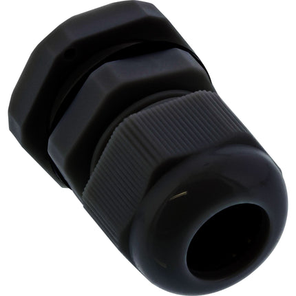 Kabelwartel nylon IP68 (6–12 mm) – zwart (10 stuks)